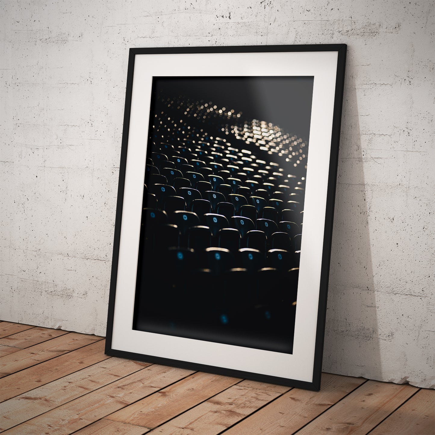 Olympiastadion Sitzplätze im Sonnenschein