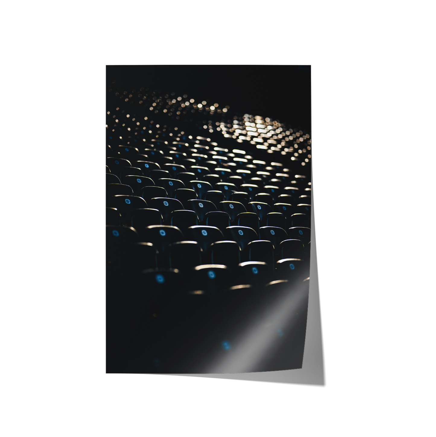 Olympiastadion Sitzplätze im Sonnenschein