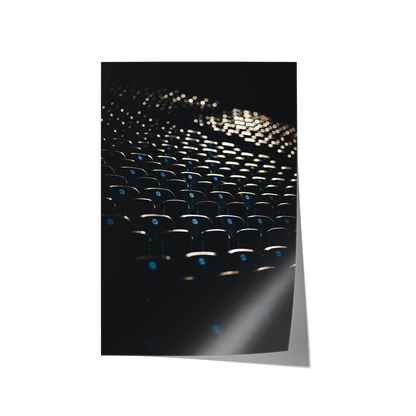 Olympiastadion Sitzplätze im Sonnenschein