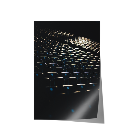 Olympiastadion Sitzplätze im Sonnenschein